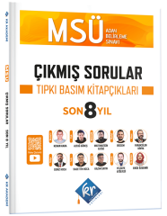 KR Akademi MSÜ Son 8 Yıl Çıkmış Sorular Tıpkı Basım Fasikülleri Çözümlü KR Akademi Yayınları