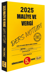 Makro Kitabevi 2025 KPSS ve Kurum Sınavları Maliye Vergi Ders Notları 5. Baskı - Fedli Dumlu Makro Kitabevi
