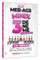 SÜPER FİYAT - İndeks Akademi 2025 MEB-AGS Tüm Dersler MiniX 3 Deneme Çözümlü İndeks Akademi Yayıncılık