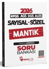 Hoca Kafası 2026 KPSS MEB-AGS DGS ALES Sayısal-Sözel Mantık Soru Bankası Çözümlü Hoca Kafası Yayınları