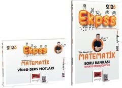 Yargı 2026 EKPSS Matematik Video Ders Notları + Soru Bankası 2 li Set - Burkay Işık Yargı Yayınları