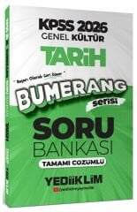 Yediiklim 2026 KPSS Tarih Bumerang Soru Bankası Çözümlü Yediiklim Yayınları
