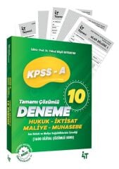 4T Yayınları KPSS A Grubu 10 Deneme Çözümlü 6. Baskı - Yüksel Bilgili Bayraktar 4T Yayınları