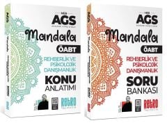 Retro ÖABT MEB-AGS Rehberlik ve Psikolojik Danışmanlık Mandala Konu + Soru Bankası 2 li Set - Fatih Koca Retro Yayıncılık