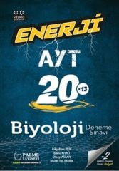 Palme YKS AYT Biyoloji Enerji 20x13 Deneme Sınavı Video Çözümlü Palme Yayınları