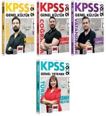 Yargı 2026 KPSS Tarih + Coğrafya + Vatandaşlık + Türkçe Konu Anlatımı 4 lü Set Yargı Yayınları
