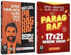 İndeks + EVP Akademi KPSS MEB-AGS ALES DGS TYT Aktüel Paragraf Soru Bankası + 21 Deneme 2 li Set - Berk Ekici İndeks + EVP Akademi Yayıncılık