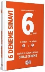 Editör 6. Sınıf 6 Deneme Fasiküllü Editör Yayınları