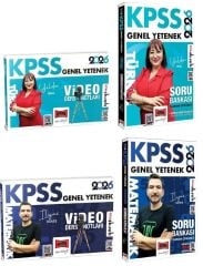 Yargı 2026 KPSS Türkçe + Matematik Video Ders Notları + Soru Bankası 4 lü Set Yargı Yayınları