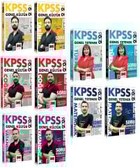 Yargı 2026 KPSS Genel Yetenek Genel Kültür Konu Anlatımı + Soru Bankası 10 lu Set Yargı Yayınları