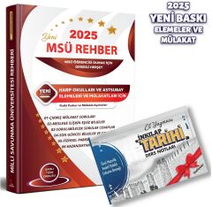 Liyakat 2025 MSÜ REHBER Öğrenci Alımları için Özel Kaynak Mülakat ve Parkur Liyakat Yayınları