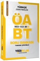 Yediiklim 2026 ÖABT MEB-AGS Türkçe Öğretmenliği Soru Bankası Çözümlü Yediiklim Yayınları