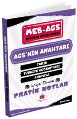 Anahtar Kitap MEB-AGS nin Anahtarı Tarih, Türkiye Coğrafyası, Anayasa Müzik Destekli Pratik Notlar - Umut Kaya Anahtar Kitap