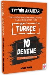 Anahtar Kitap YKS TYT nin Anahtarı Türkçe 10 Deneme Anahtar Kitap