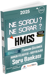 Dizgi Kitap 2025 Hukuk Atölyesi HMGS Hakimlik Hukuk Felsefesi-Sosyolojisi Ne Sordu Ne Sorar Soru Bankası Çözümlü - Mustafa Arıkan Dizgi Kitap