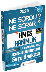 Dizgi Kitap 2025 Hukuk Atölyesi HMGS Hakimlik İcra İflas Hukuku Ne Sordu Ne Sorar Soru Bankası Çözümlü - Mustafa Dinçdemir Dizgi Kitap