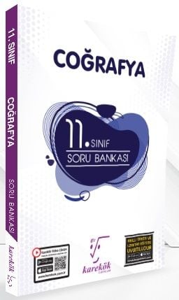 Karekök 11. Sınıf Coğrafya Soru Bankası Karekök Yayınları