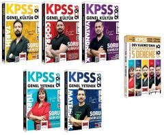 Yargı 2026 KPSS Genel Yetenek Genel Kültür Soru Bankası + 5 Deneme 6 lı Set Yargı Yayınları
