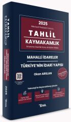 Temsil 2025 TAHLİL Kaymakamlık Mahalli İdareler ve Türkiyenin İdari Yapısı Konu Anlatımı - Okan Arslan Temsil Yayınları