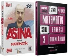 SÜPER FİYAT - İsem 2022 + Aklımdavar 2021 KPSS Aşina Matematik Soru 2 li Set - İlker Karabulut İsem + Aklımdavar Yayınları