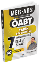 Dizgi Kitap ÖABT MEB-AGS Tarih Öğretmenliği 7 Deneme Çözümlü - Selami Yalçın Dizgi Kitap