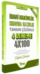 Temsil İdari Hakimlik 4 Deneme Çözümlü Temsil Yayınları