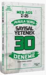 SÜPER FİYAT - CBA Yayınları 2025 MEB-AGS Sayısal Yetenek 30 Deneme Çözümlü Pusula Serisi - Abdullah Kaya CBA Yayınları