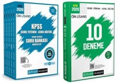 Pegem 2026 KPSS Ön Lisans Soru Bankası Modüler + 10 Deneme 2 li Set Pegem Akademi Yayınları