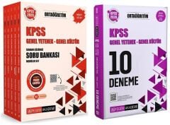 Pegem 2026 KPSS Lise Ortaögretim Soru Bankası Modüler + 10 Deneme 2 li Set Pegem Akademi Yayınları