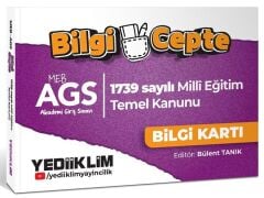 Yediiklim 2026 MEB-AGS 1739 Sayılı Milli Eğitim Temel Kanunu Bilgi Cepte Bilgi Kartı - Bülent Tanık Yediiklim Yayınları