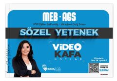 SÜPER FİYAT - Hoca Kafası 2025 MEB-AGS Sözel Yetenek Video Kafa Notlar - Öznur Saat Yıldırım Hoca Kafası Yayınları