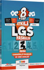 Etkili Matematik 8. Sınıf LGS Matematik Kareköklü İfadeler ve Veri Analizi Fasikülleri 3. Fasikül Etkili Matematik Yayınları