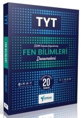 Toprak YKS TYT Fen Bilimleri RAY Türkiye Geneli 20 Deneme Çözümlü Toprak Yayıncılık