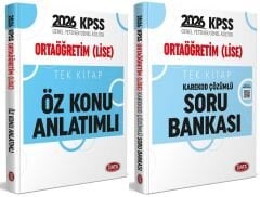 Data 2026 KPSS Ortaöğretim Lise Öz Konu Anlatımlı + Soru Bankası 2 li Set Data Yayınları