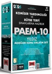 Yargı 2026 Komiser Yardımcılığı ve Rütbe Terfi PAEM-10 Yıldız Konu Anlatımlı Modüler Set 14. Baskı Yargı Yayınları