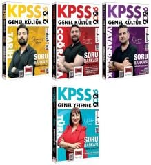 Yargı 2026 KPSS Tarih + Coğrafya + Vatandaşlık + Türkçe Soru Bankası 4 lü Set Yargı Yayınları
