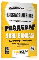 Yediiklim 2026 KPSS MEB-AGS ALES DGS Paragraf Soru Bankası Çözümlü - Savaş Doğan Yediiklim Yayınları