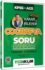 Yediiklim 2026 KPSS MEB-AGS Coğrafya Soru Bankası Çözümlü - Hakan Bileyen Yediiklim Yayınları