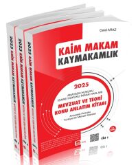 Akfon 2025 KAİM MAKAM Kaymakamlık Mevzuat ve Teori Konu Anlatımlı Set 10. Baskı - Celal Araz Akfon Yayınları