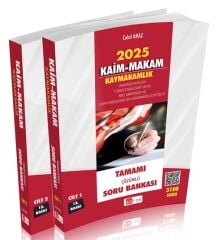Akfon 2025 KAİM MAKAM Kaymakamlık Soru Bankası Çözümlü 13. Baskı - Celal Araz Akfon Yayınları