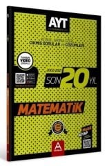 A Yayınları YKS AYT Matematik Son 20 Yıl Çıkmış Sorular 2002-2021 A Yayınları