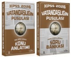 CBA Yayınları 2026 KPSS Vatandaşlık Vatandaşlığın Pusulası Konu Anlatımı + Soru Bankası 2 li Set - Ali Koç CBA Yayınları