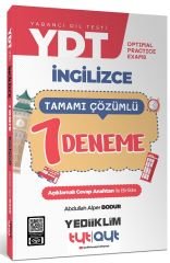 Yediiklim YDT İngilizce 7 Deneme Çözümlü - Abdullah Alper Bodur Yediiklim Yayınları