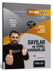 Marka 2025 YKS TYT MSÜ Sayılar ve Temel Kavramlar Video Ders Notu Yektuğ Mat - Yasin Kara Marka Yayınları