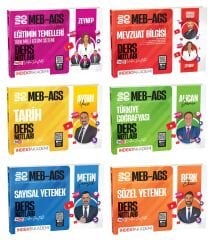 İndeks Akademi 2026 MEB-AGS Tüm Dersler Ders Notları 6 lı Set İndeks Akademi Yayıncılık