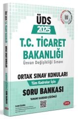 Data 2025 GYS ÜDS Ticaret Bakanlığı Tüm Kadrolar İçin Ortak Sınav Konuları Soru Bankası Ünvan Değişikliği Data Yayınları
