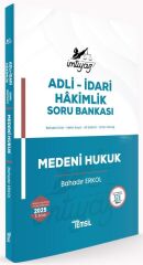 Temsil 2025 İMTİYAZ Adli İdari Hakimlik Medeni Hukuk Soru Bankası 7. Baskı - Bahadır Erkol Temsil Kitap Yayınları
