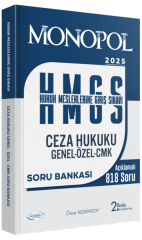 Monopol 2025 HMGS Ceza Hukuku, Genel-Özel-CMK Soru Bankası 2. Baskı - Ömer Keskinsoy Monopol Yayınları