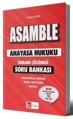 Akfon Kaymakamlık Hakimlik KPSS ASAMBLE Anayasa Hukuku Soru Bankası Çözümlü - Cemil Çetin Akfon Yayınları
