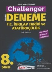 Kafadengi 8. Sınıf TC İnkılap Tarihi ve Atatürkçülük Challenger Sarmal 20 Deneme Kafadengi Yayınları